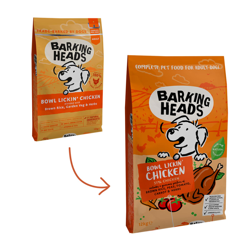 Barking heads bowl lickin chicken clearance