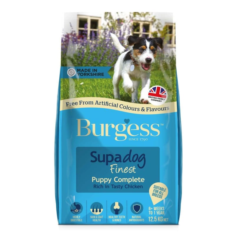 Burgess Supadog Puppy Dry Dog Food Pet Supermarket