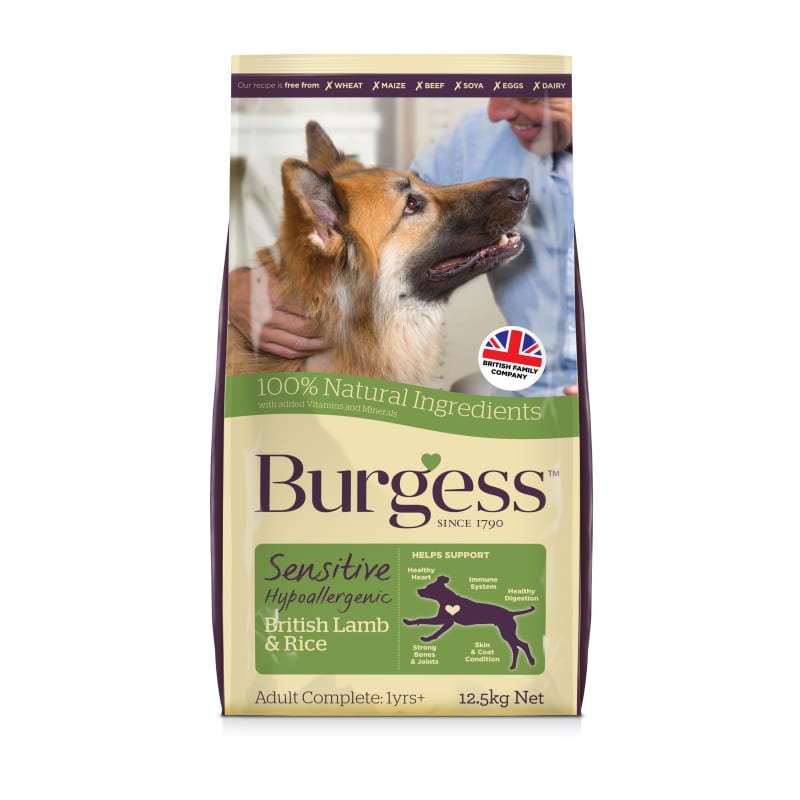 Burgess sensitive dog food sales asda