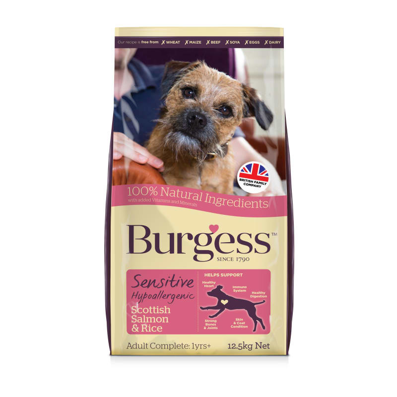 Burgess dry dog food outlet