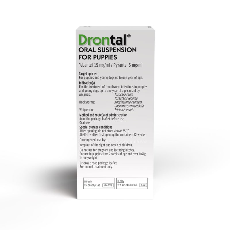 Drontal plus shop liquid for puppies
