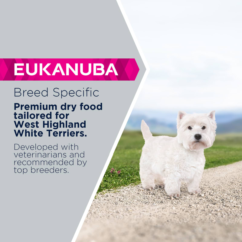Eukanuba adult breed specific west highland white terrier deals