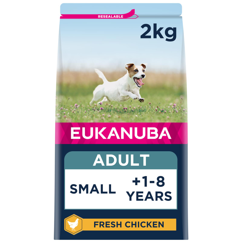 Eukanuba Small Adult Dry Dog Food Chicken 2kg Chicken