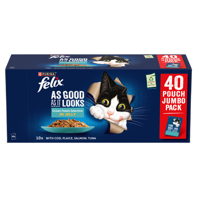 Felix As Good As It Looks Wet Cat Pet Supermarket