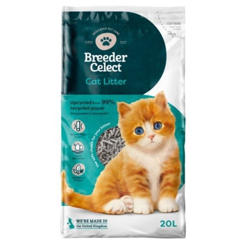 Breeder Celect Recycled Paper Cat Pet Supermarket