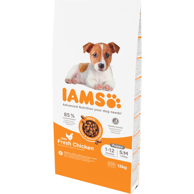 Iams puppy clearance 12kg