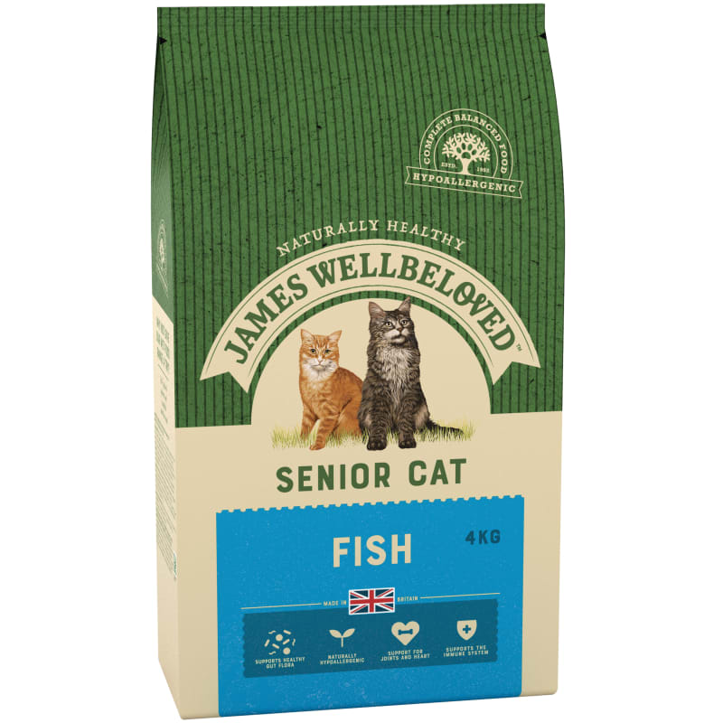 James wellbeloved senior cat turkey 4kg outlet