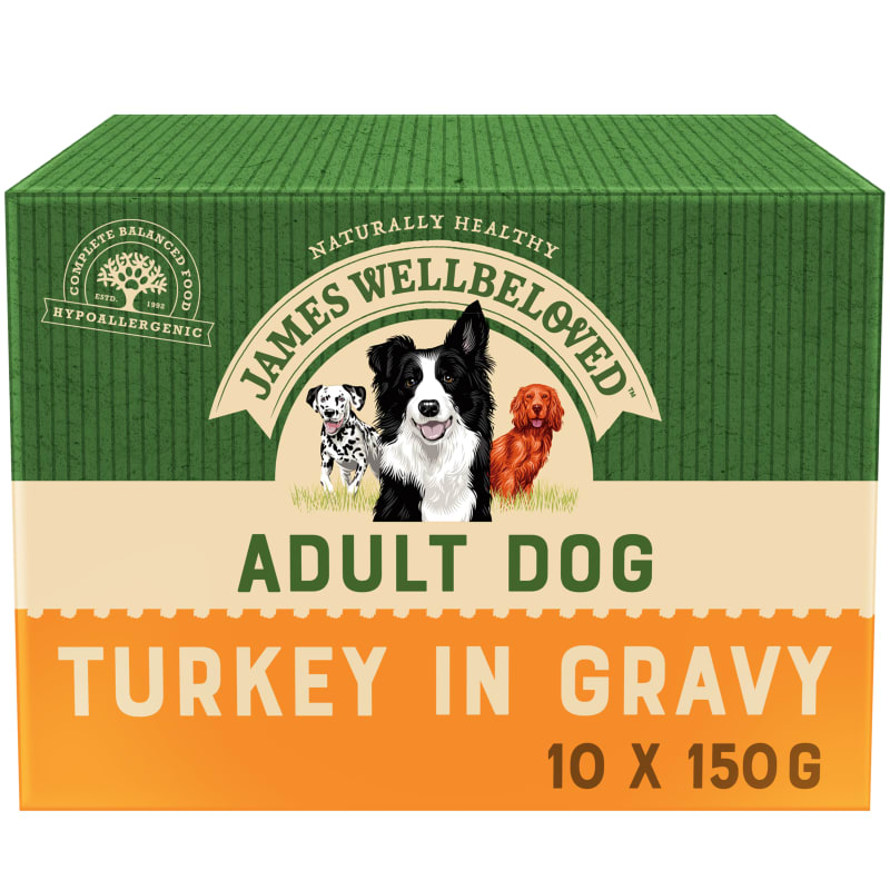 James wellbeloved turkey and rice large breed sales