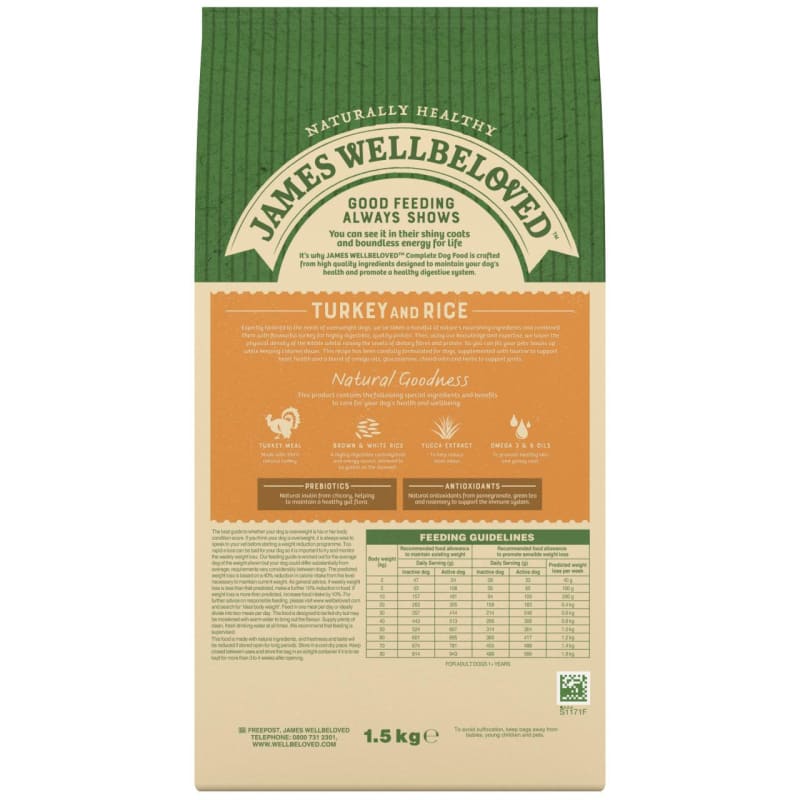 James wellbeloved store weight loss