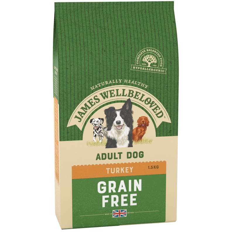 Fetch james wellbeloved dog food sales