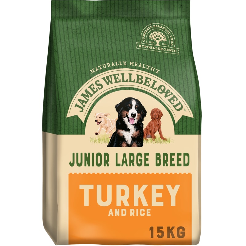 James wellbeloved junior large breed shop