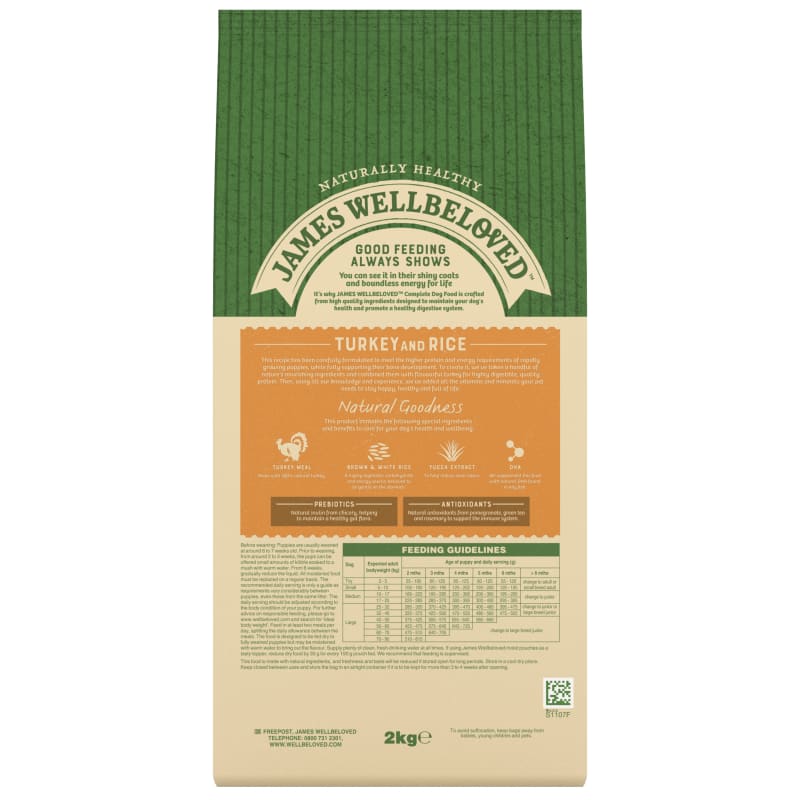 James wellbeloved on sale puppy food reviews