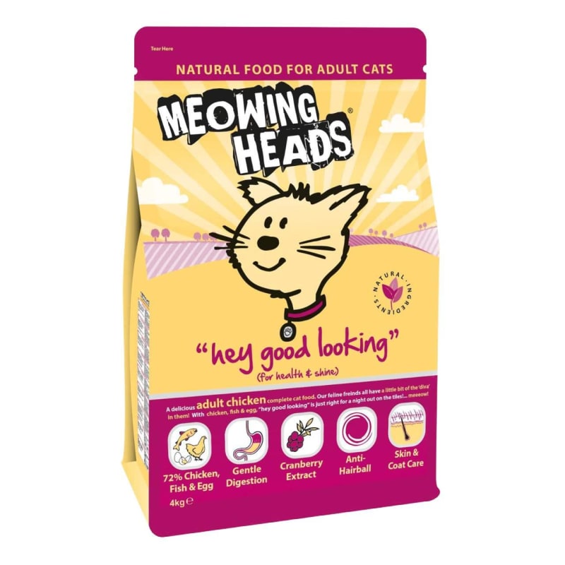 Meowing Heads Paw Lickin Adult Dry Pet Supermarket