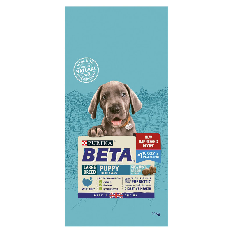 Beta large breed puppy shop food 14kg