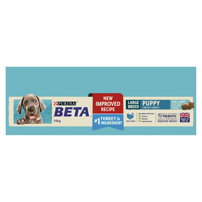 Purina beta large breed dog food clearance