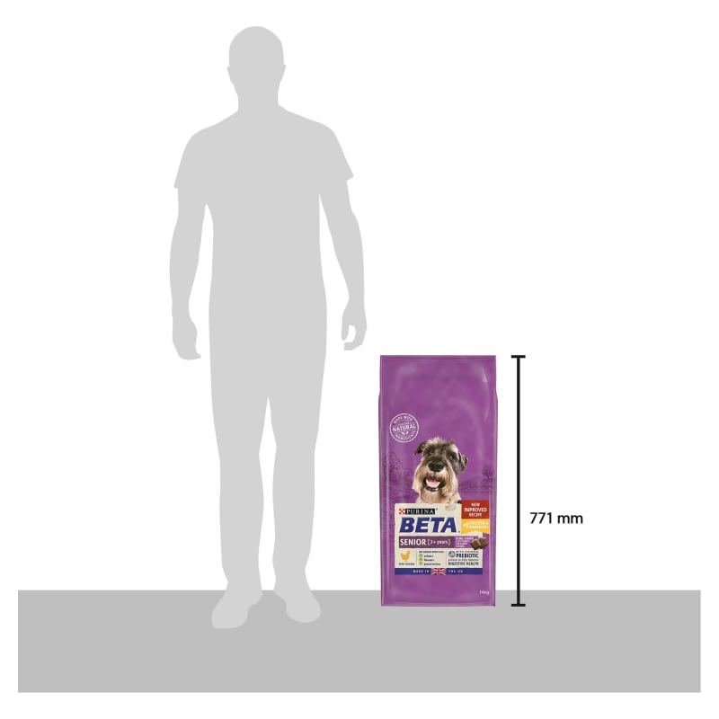 Beta senior dog food outlet