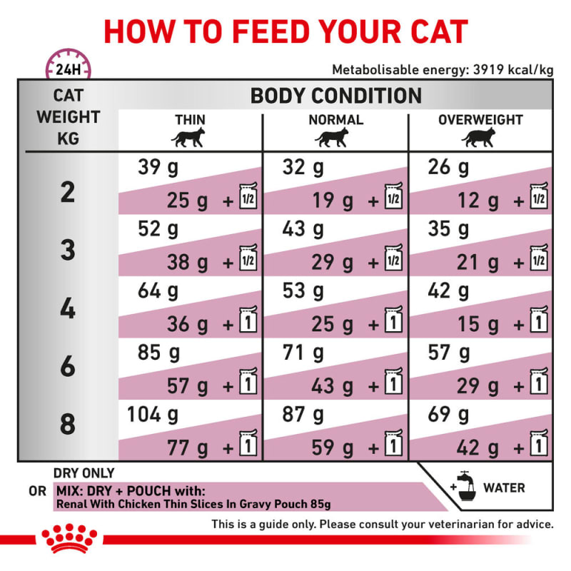Royal canin veterinary diet renal support a dry cat discount food
