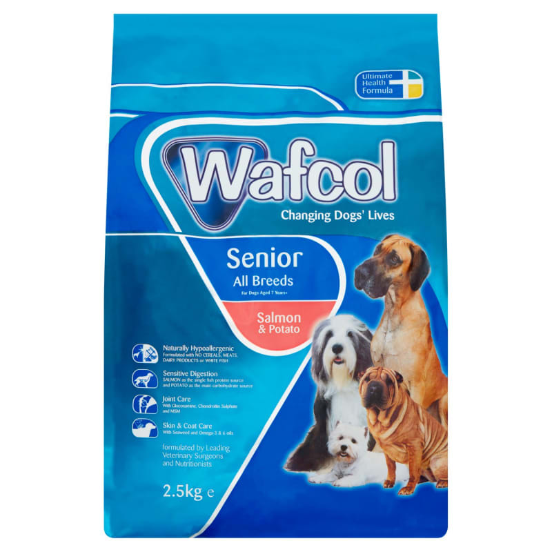 Wafcol salmon sales and potato puppy