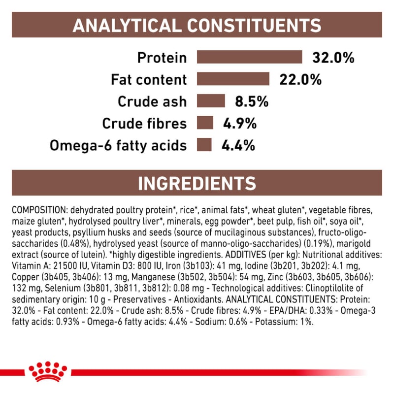 Royal canin feline gastrointestinal high energy dry top