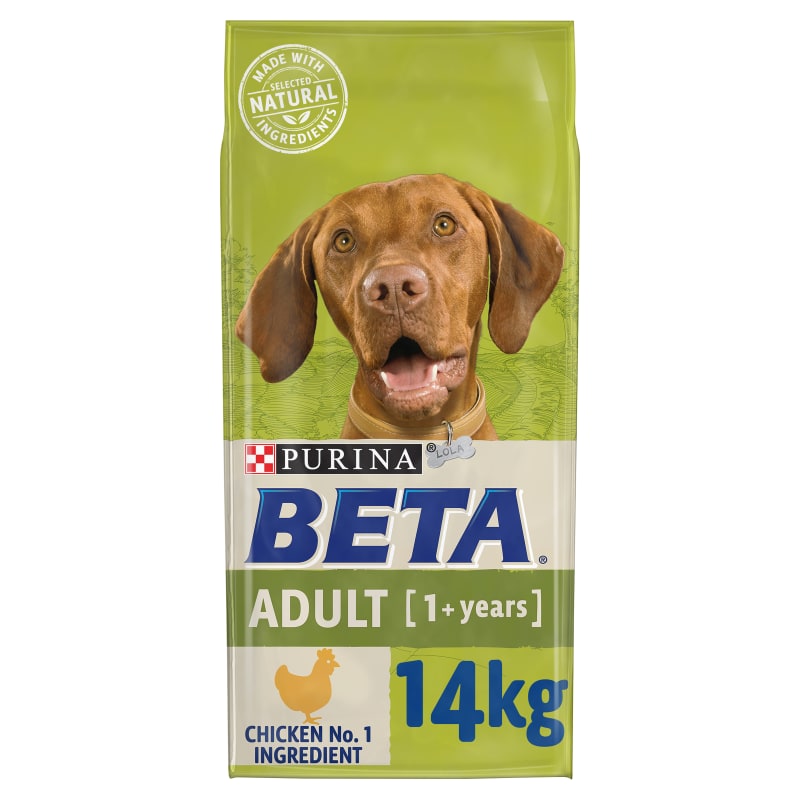 Purina Beta Adult 1 Dry Dog Food Chicken 14kg Chicken