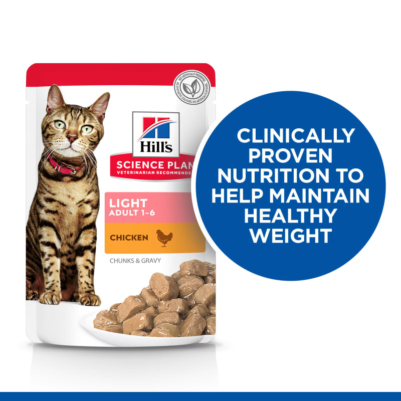 Science plan light cat food store