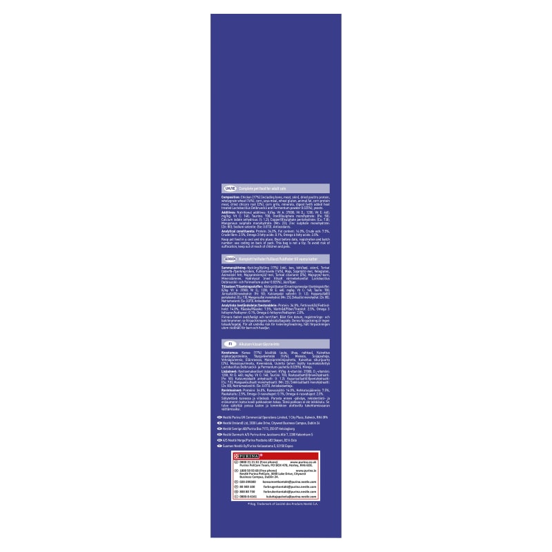 Purina one 3kg cheapest clearance