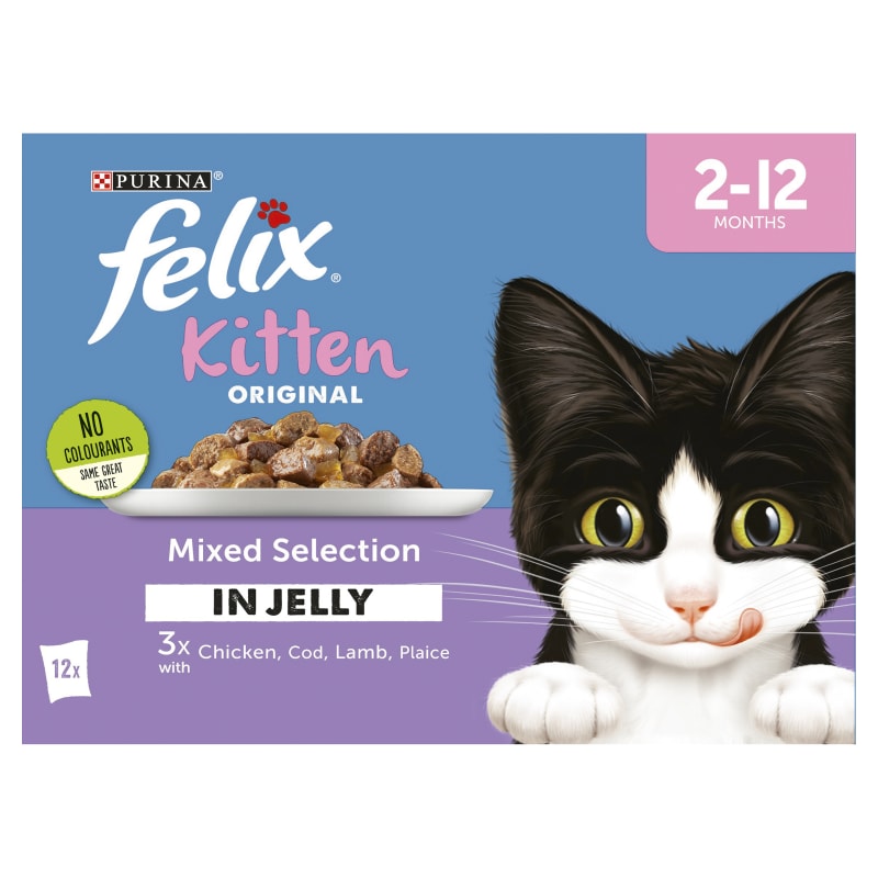 Felix Kitten Original Wet Cat Food Pet Supermarket