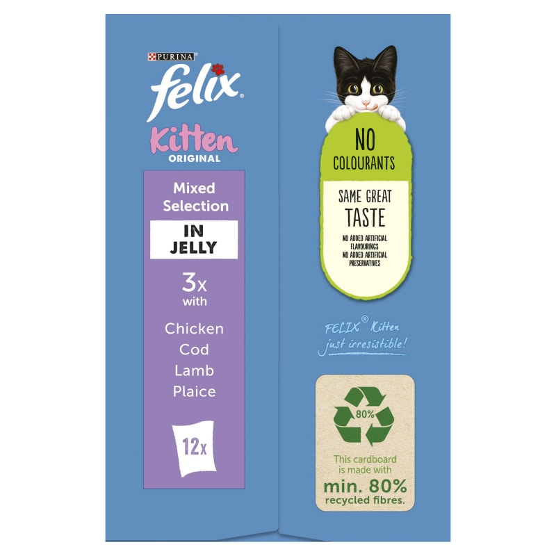Felix Kitten Original Wet Cat Food Pet Supermarket