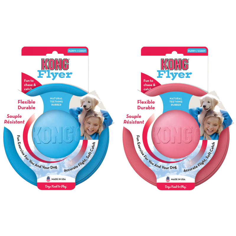KONG Pupply Flyer Rubber Flying Disc Pet Supermarket