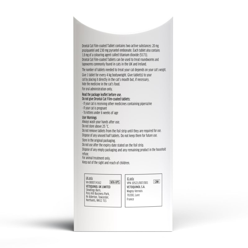 Drontal Wormer Tablets for Small and Pet Supermarket