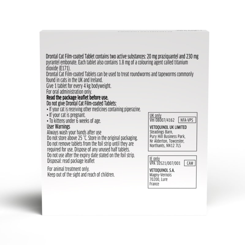 Drontal Wormer Tablets for Small and Pet Supermarket