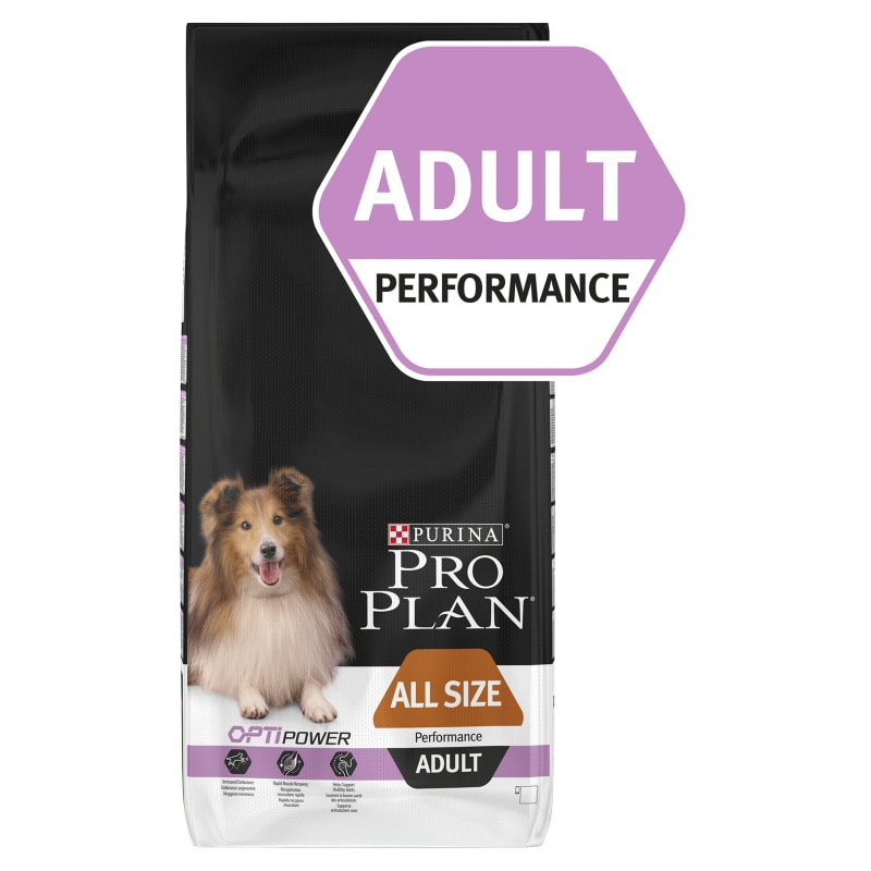 Purina Pro Plan OptiPower Performance Adult Dry Dog Food Chicken 14kg Chicken