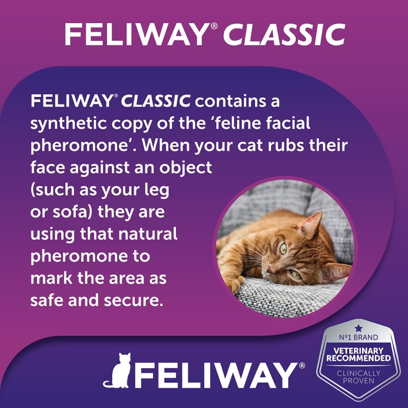 Feliway Cat Classic Calming Pheromone Diffuser Starter Kit