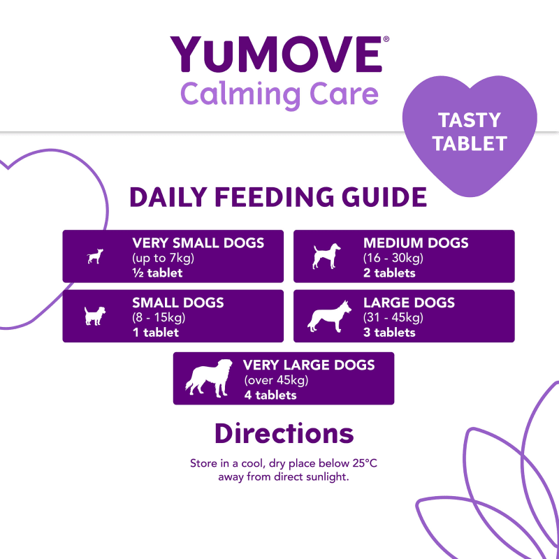 Yucalm dog 120 hotsell tablets