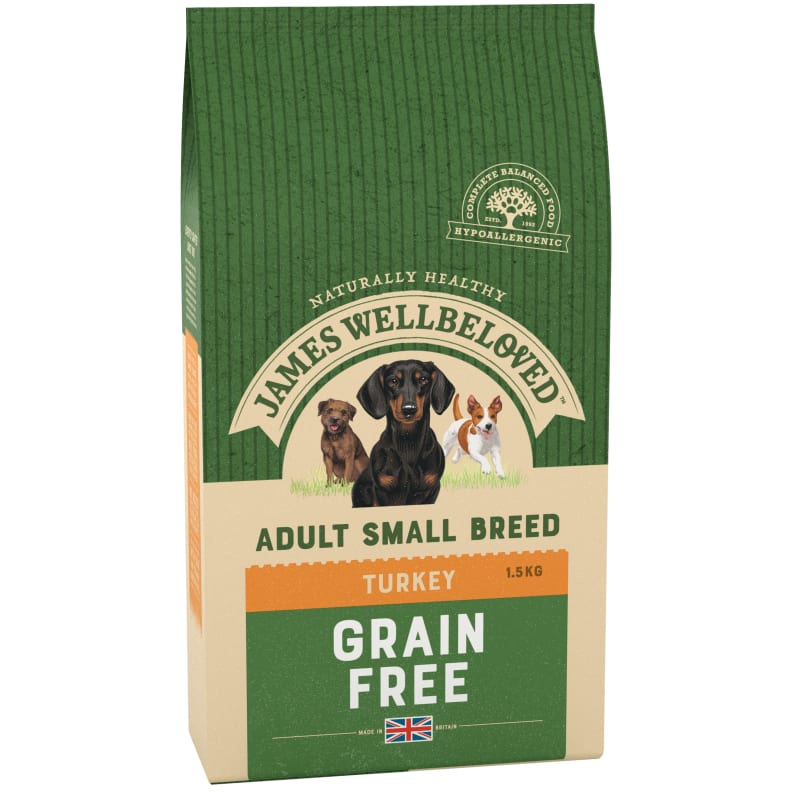 James wellbeloved small breed grain free deals