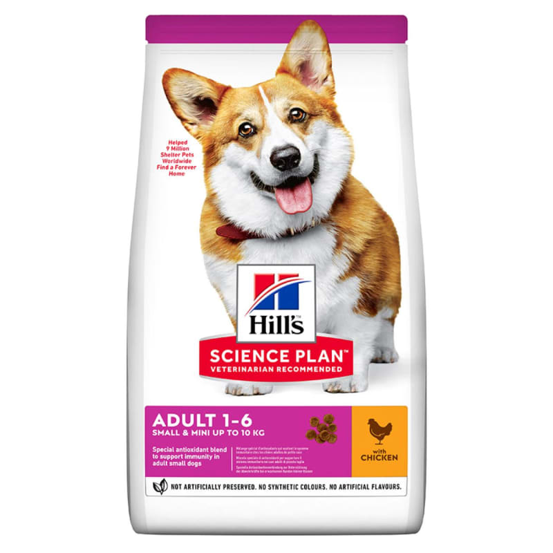 Hill s Science Plan Adult Small Mini Chicken Dry Dog Food 1.5 kg