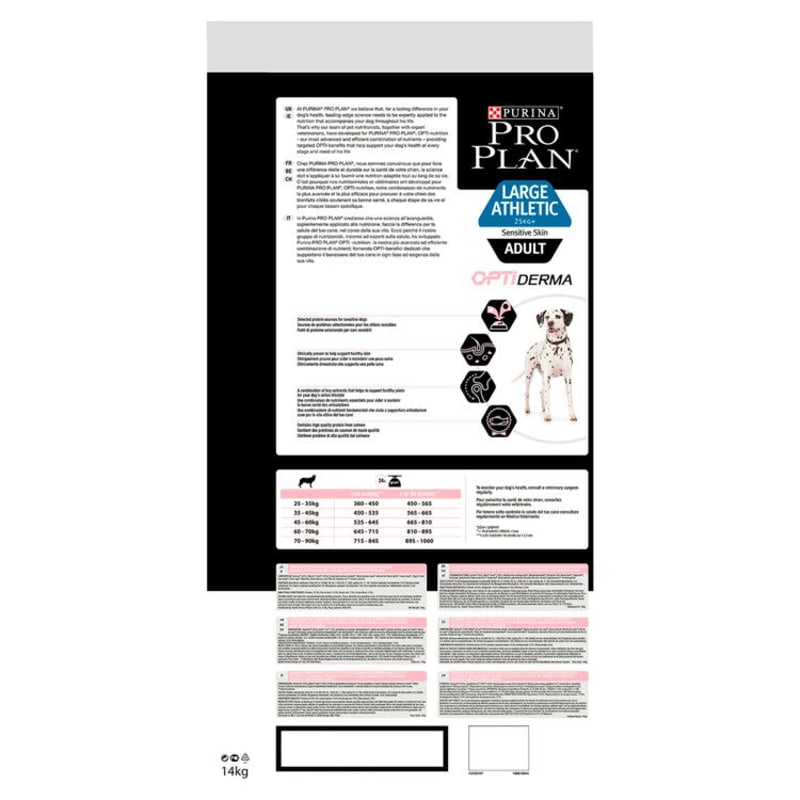 Purina pro plan large athletic store sensitive skin