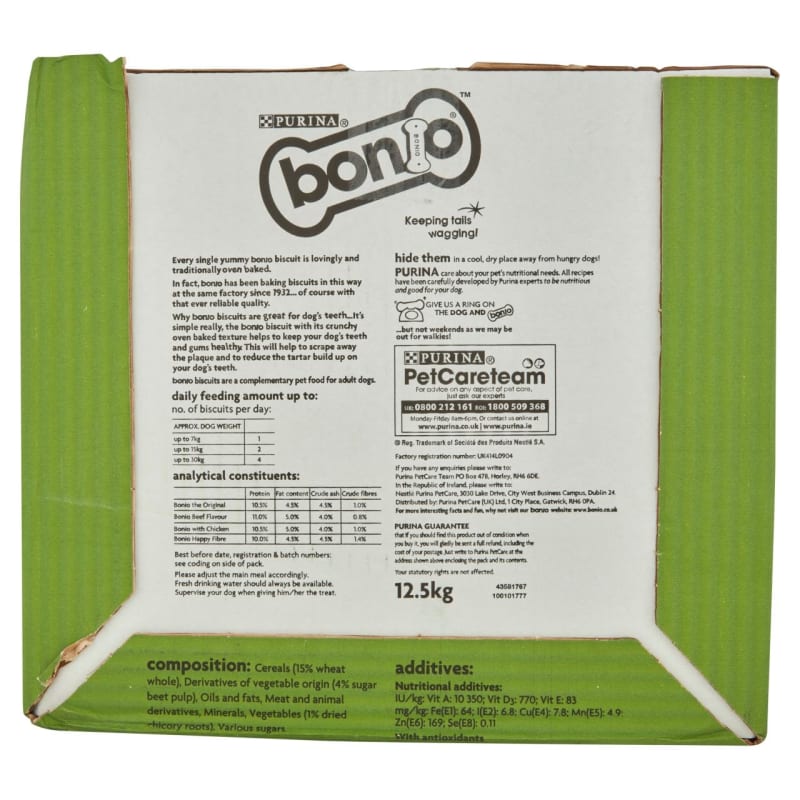 Bonio ingredients sale