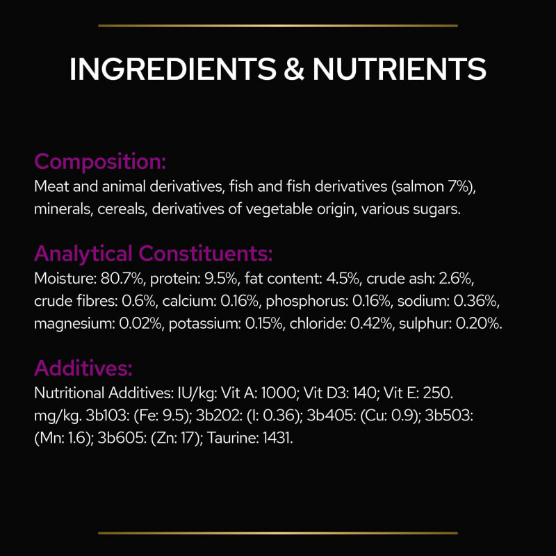 Purina pro sales plan taurine