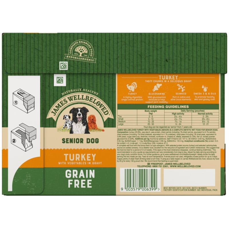 James wellbeloved senior sales pouches