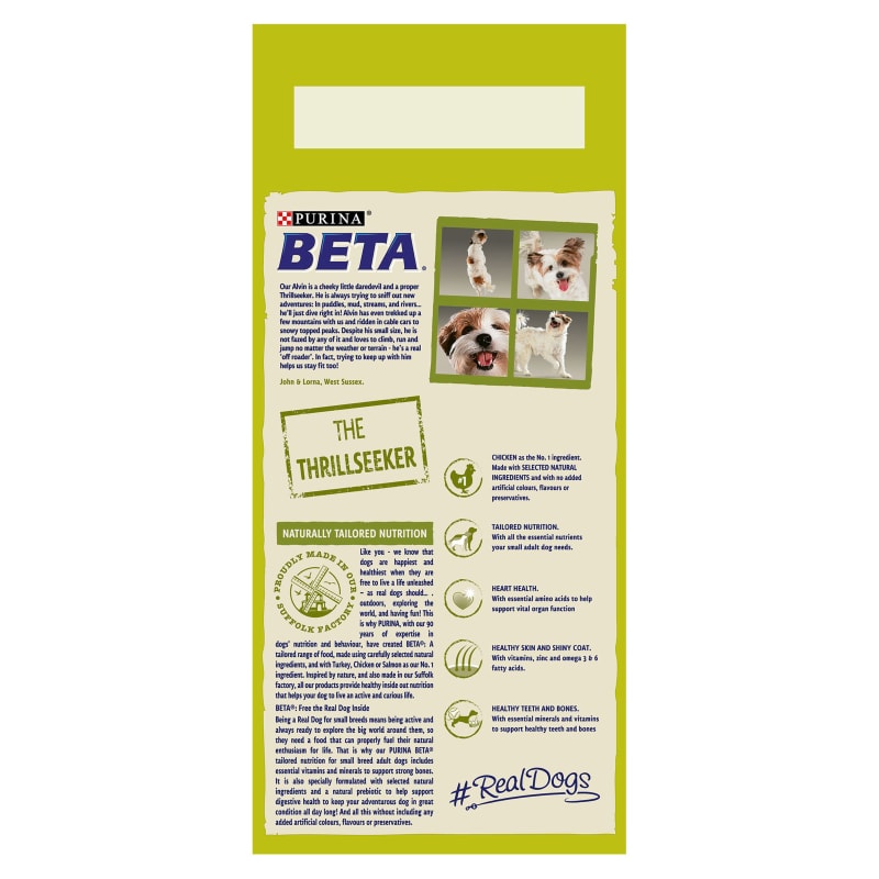 Beta small breed dog food discount