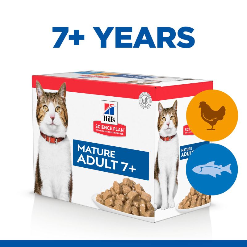 Hills science plan mature cat food sale