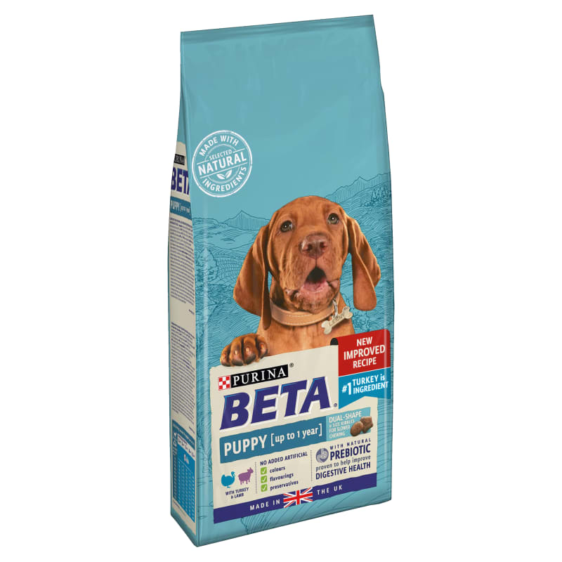 Beta puppy food tesco store