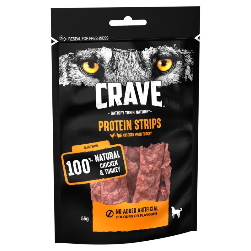 Crave Grain free Protein Strips Dog Pet Supermarket
