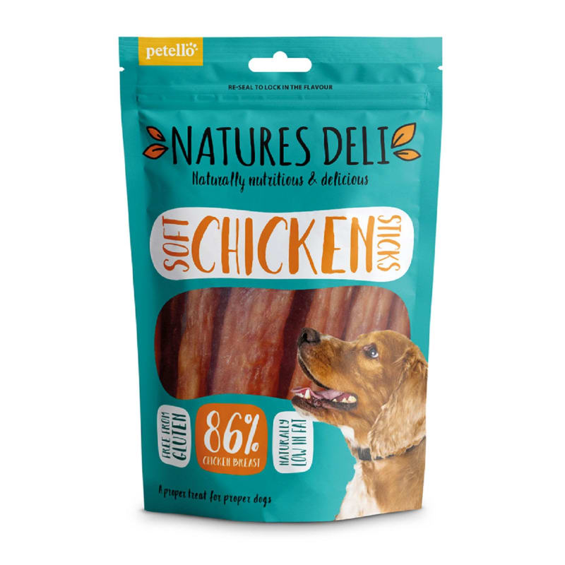 Natures Deli Gluten free Soft Sticks Adult Dog Treats Chicken 2 x 100g Chicken Beef Lamb