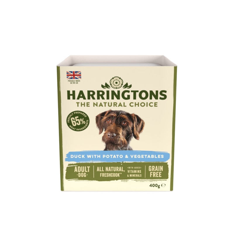Harringtons Grain free Adult Wet Dog Food Duck with Potato Vegetables 8 x 400g Duck with Potato Vegetables