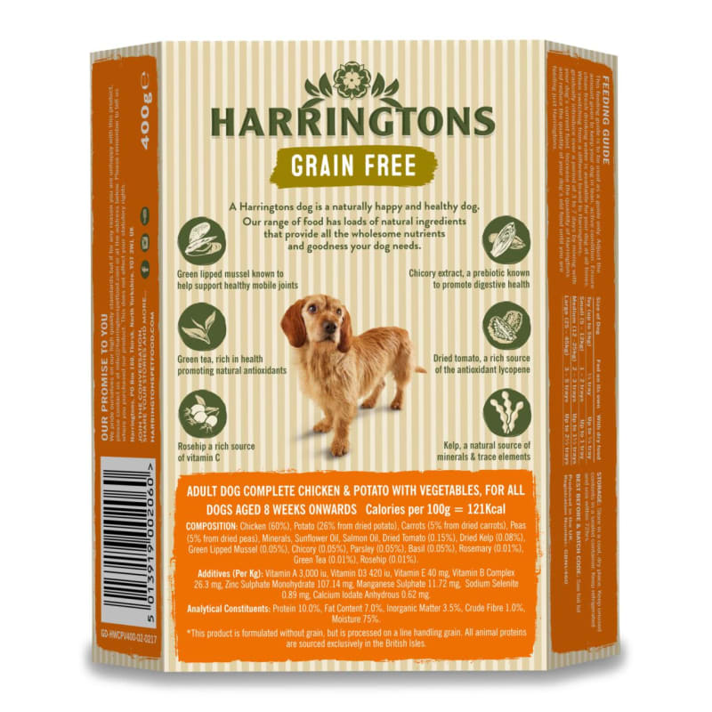 Harringtons wet store dog food 400g