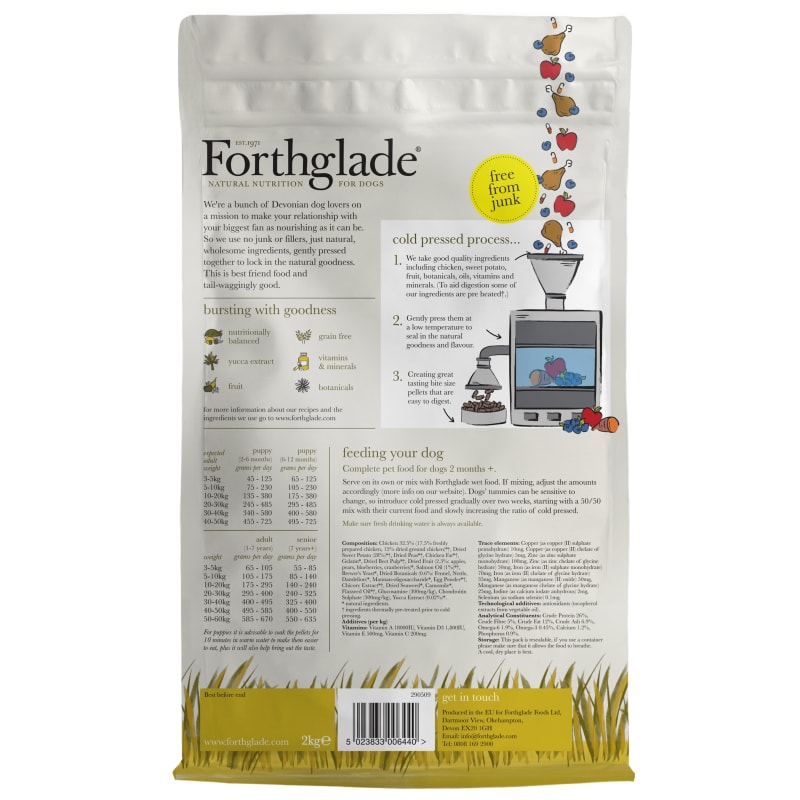 Forthglade cold outlet pressed dog food