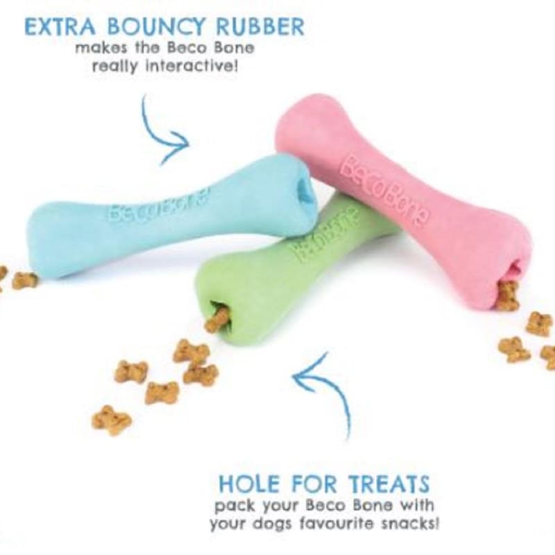 Rubber dog hot sale bone
