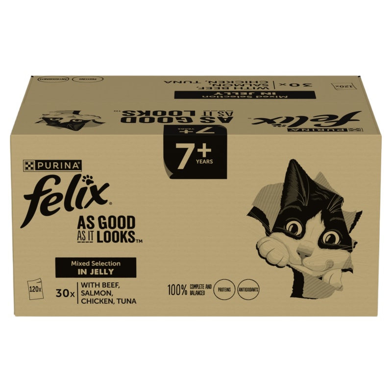 Felix As Good As It Looks Senior Wet Pet Supermarket